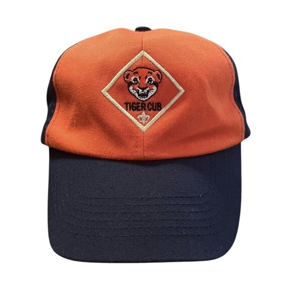 Tiger Cubs Boy Scouts Hat Badge Logo M/L Size Adjustable Cub Scouts - Picture 2 of 6